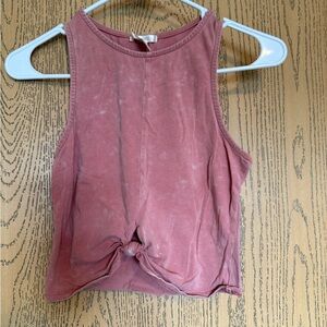 Bozzolo Mauve Knot Tank Top